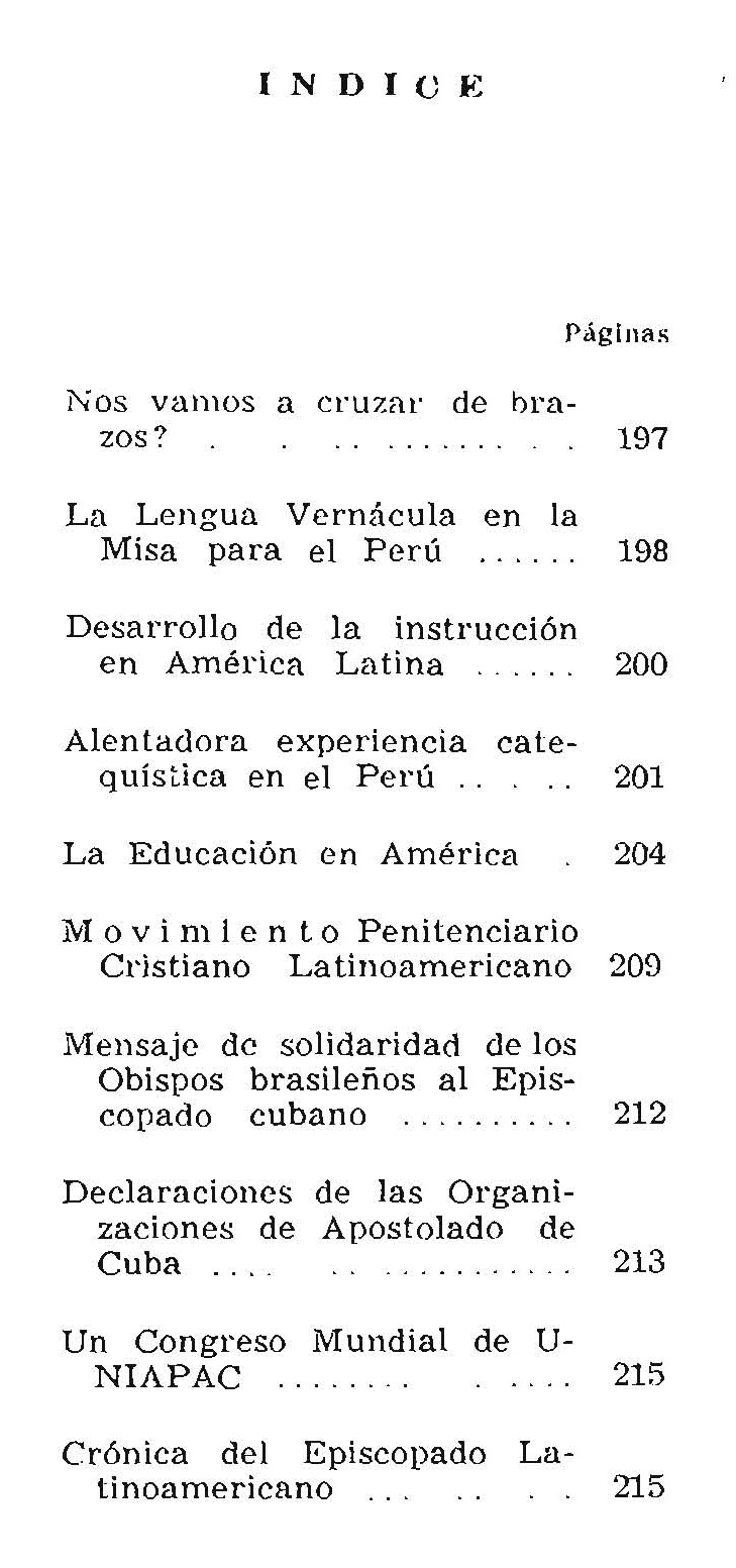 Tabla de Contenido